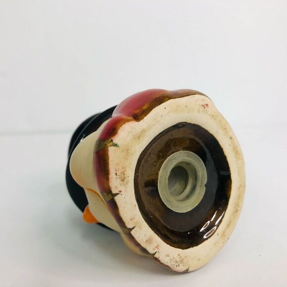 vintage snowman head top hat pepper shaker replacement 3 hole shaker 2.5 inches - Picture 4 of 6